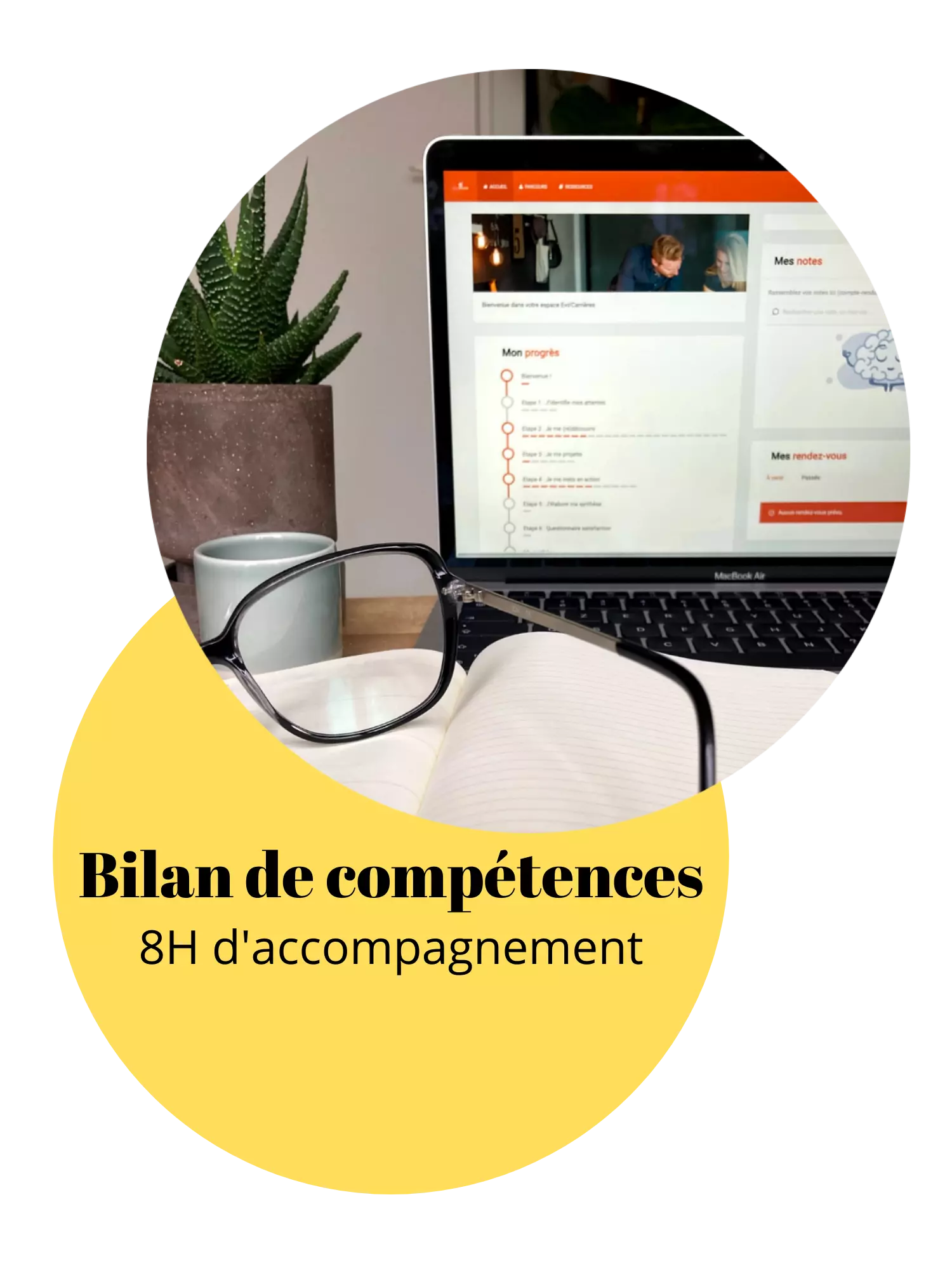 Bilan de compétences 8H avec la plateforme